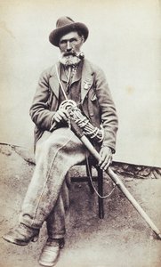 Portrait of the Italian Mountaineer Jean-Antoine Carrel (Valtournenche) by Unknown photographer