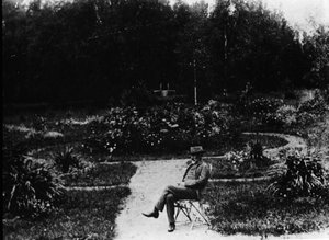 Portrait of the composer Pyotr Ilyich Tchaikovsky by Unknown photographer