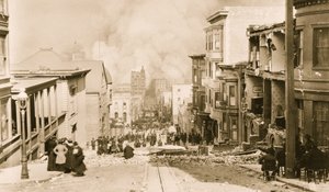 San Francisco Earthquake and Fire by Unknown photographer