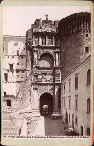 Triumphal Arch of the Castel Nuovo, Naples, ca 1880 by Unknown photographer