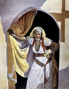Young Tunisian woman. Photography 1893