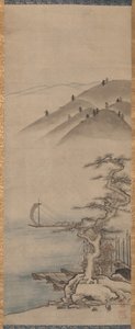 Landscapes (one of a pair) by Unkoku Toyo