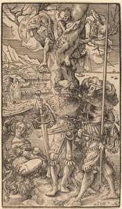 Two Mercenaries and a Woman by Urs Graf I
