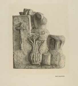 Limestone Font by Ursula Lauderdale