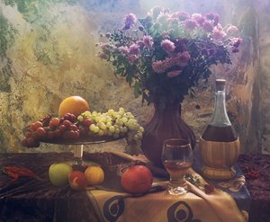 Autumn Harvest Still Life by UstinaGreen