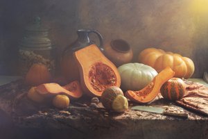 Autumn Harvest Still Life by UstinaGreen