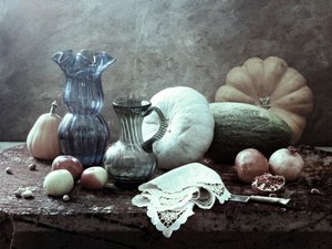 Still Life Autumn Harvest by UstinaGreen