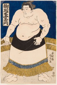 Portrait of the Sumo Wrestler Goyogi Kumoemon