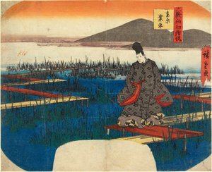 Ariwara Narihira by Utagawa Hiroshige