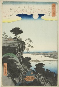 Autumn Moon over Ishiyama Temple, from the Series 