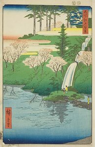 Chiyogaike Pond, Meguro, No.23 from the series One Hundred Famous Views of Edo