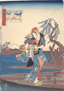 Chofu in Musashi Province, from the series Six Jewel Rivers in Old Poems by Utagawa Hiroshige