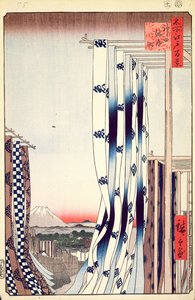Dyers Quarter, Kanda, No.75 from One Hundred Famous Views of Edo, 1856