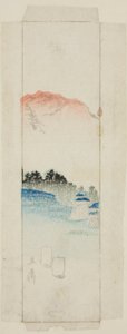Envelope with Landscape by Utagawa Hiroshige