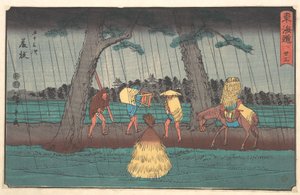 Fujieda by Utagawa Hiroshige