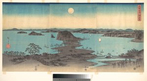Full Moon at Kanazawa, Province of Musashi by Utagawa Hiroshige