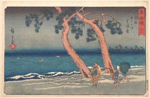 Hamamatsu Station by Utagawa Hiroshige