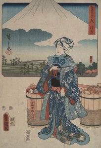 Hara, from the series Fifty-three Stations of the Tokaido by Utagawa Hiroshige