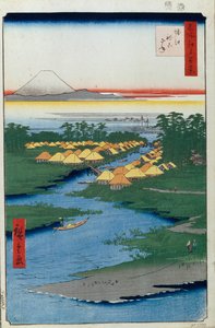 Horie and Nekozane One Hundred Famous Views of Edo by Utagawa Hiroshige