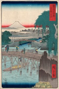 Ichikobu Bridge by Utagawa Hiroshige