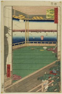 Moon-Viewing Point, from the series One Hundred Famous Views of Edo by Utagawa Hiroshige