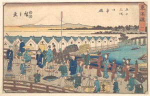 Nihon Bridge by Utagawa Hiroshige