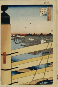 Nihonbashi and Edobashi Bridges One Hundred Famous Views of Edo by Utagawa Hiroshige