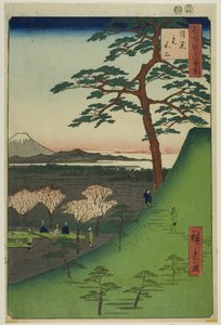 Original Fuji, Meguro, from the series "One Hundred Famous Views of Edo"