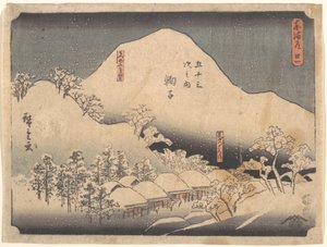 Snowy Landscape by Utagawa Hiroshige