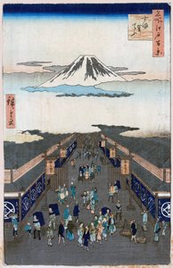 Surugacho One Hundred Famous Views of Edo by Utagawa Hiroshige