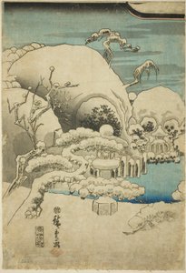 Taira no Kiyomori Sees an Apparition by Utagawa Hiroshige