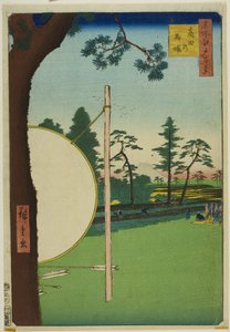 Takata Riding Grounds, from the series One Hundred Famous Views of Edo by Utagawa Hiroshige