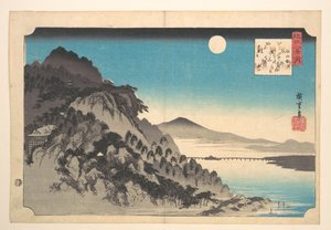 The Autumn Full Moon at Ishiyama by Utagawa Hiroshige