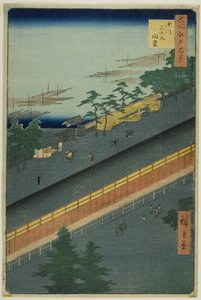 The Hall of Thirty-Three Bays at Fukagawa, from the series "One Hundred Famous Views of Edo"