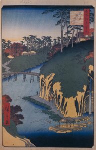 The Takinogawa in Oji, One Hundred Famous Views of Edo, 1856-1858
