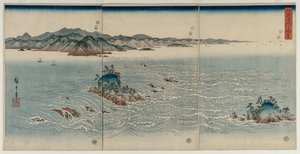 The Whirlpools of Awa, 1857