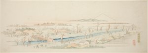 View of Koganei, from an Untitled Series of Famous Views of the Edo Suburbs