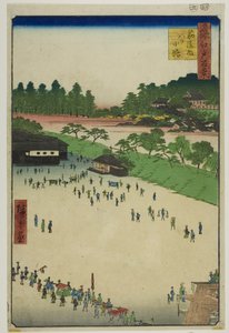 Yastukoji, Inside Sujikai Gate, from the series One Hundred Famous Views of Edo by Utagawa Hiroshige