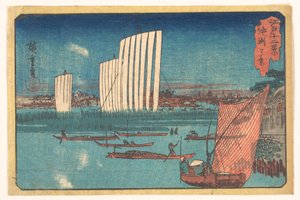 Twelve Views of Edo: View of Nakajima