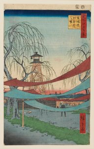 Hatsune Riding Grounds, Bakuro-cho by Utagawa Hiroshige II