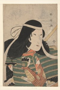 Iwai Kumesaburo as Tomoe Gozen, 1797
