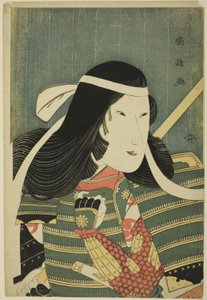 Iwai Kumesaburo in the Role of Lady Tomoe