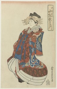 Nakamura Utaemon as Courtesan