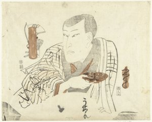 Actor with Bowl by Utagawa Kunisada (I)