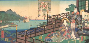 Mitsuuji in the Maruyama Pleasure District of Nagasaki by Utagawa Kunisada
