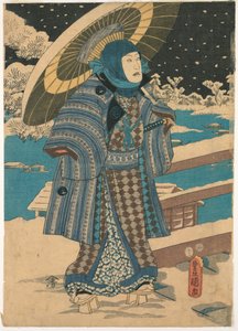 Part of a Triptych: Man with a Parasol