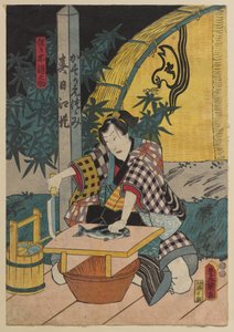 Scene from a Kabuki Play by Utagawa Kunisada