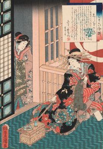 Tale of the Courtesan Shiratama by Utagawa Toyokuni
