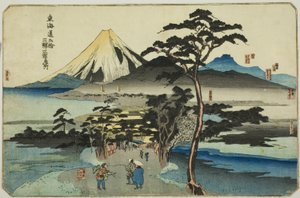 Hara, Yoshiwara, and Kanbara, from the series 