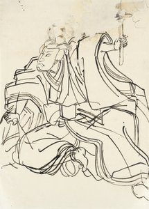 Sketch of a Military Hero by Utagawa Kuniyoshi